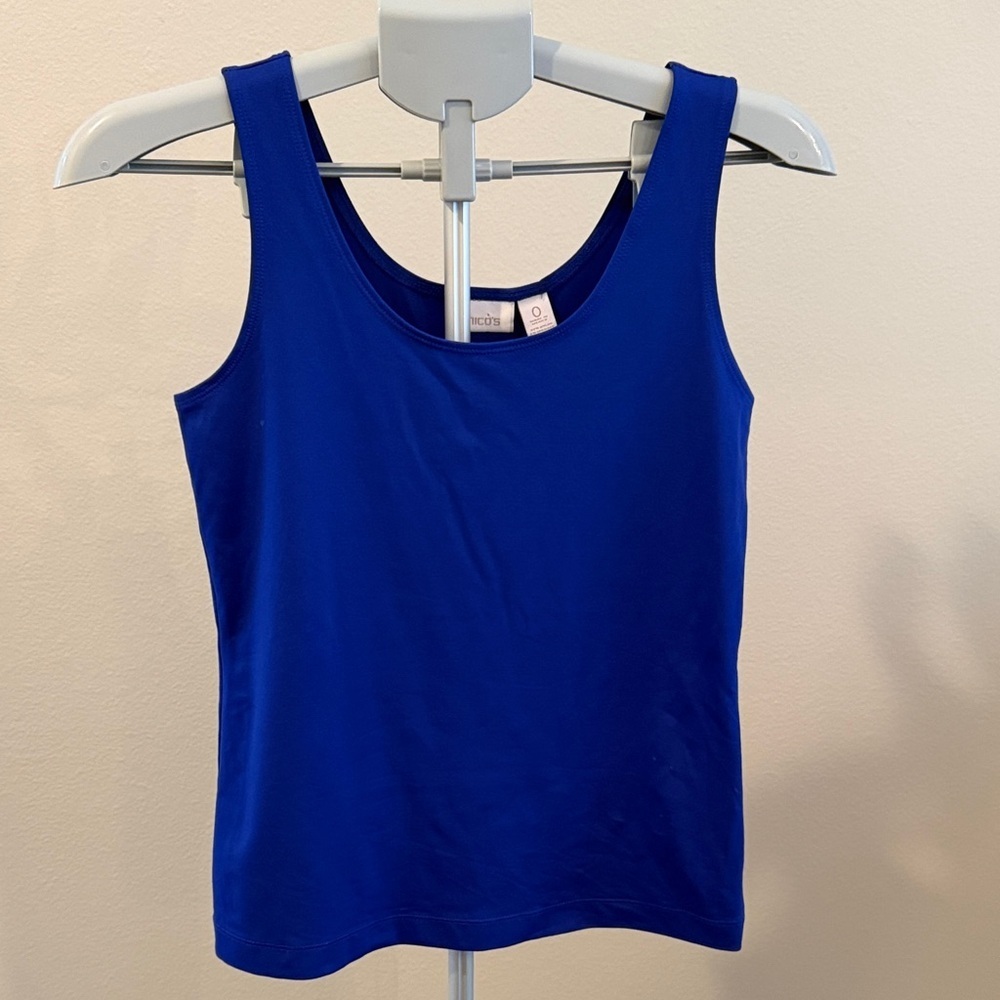 Chico's Vibrant Blue Tank Top